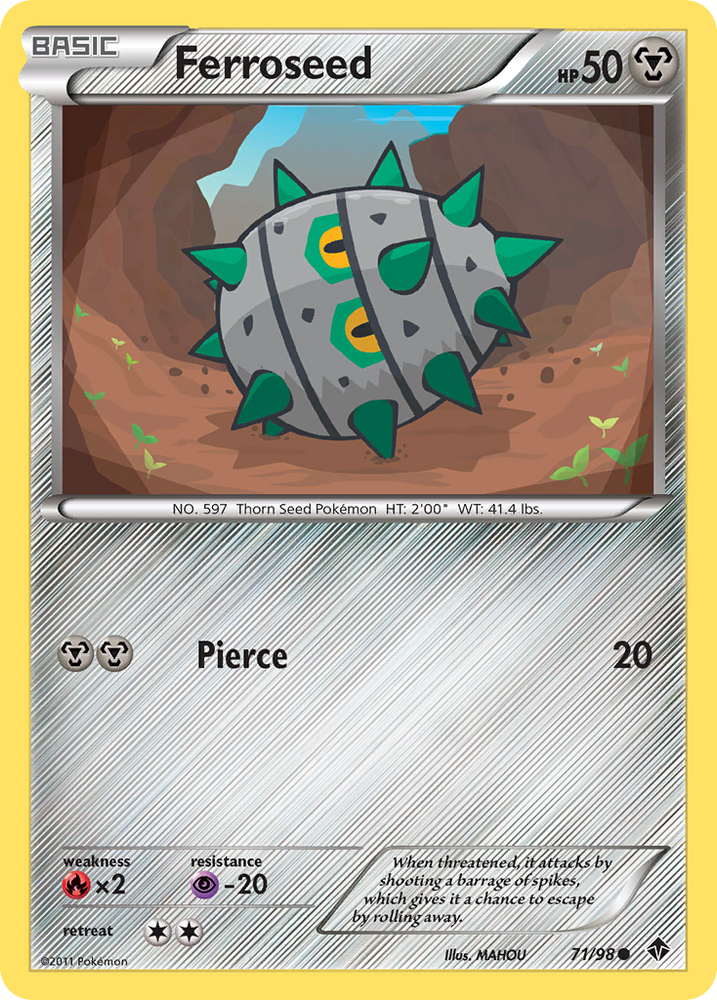 Ferroseed (71/98) [Black &amp; White: Emerging Powers] 