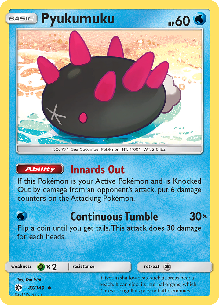 Pyukumuku (47/149) [Sun &amp; Moon: Base Set] 