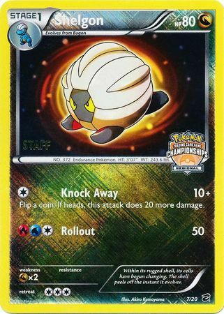 Shelgon (7/20) (Regional Championship Promo Staff) [Black &amp; White: Dragon Vault] 