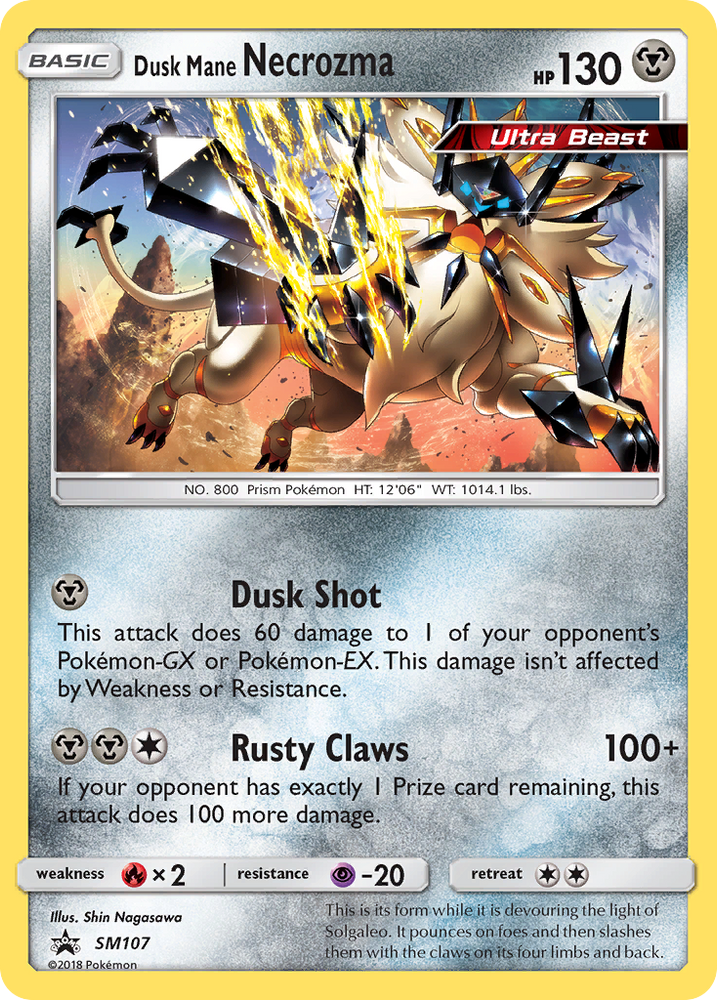 Dusk Mane Necrozma (SM107) [Sun &amp; Moon: Black Star Promos] 