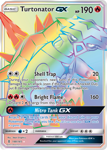 Turtonator GX (148/145) [Sun &amp; Moon: Guardians Rising] 