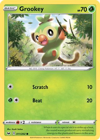 Grookey (011/202) (Premium Collection) [Sword &amp; Shield: Base Set] 