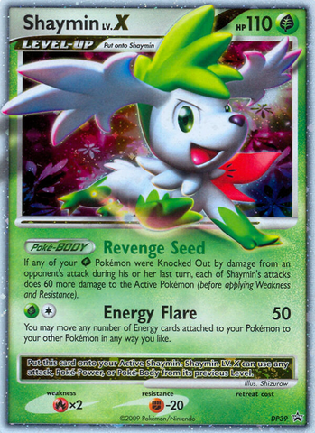 Shaymin LV.X (DP39) [Diamond &amp; Pearl: Black Star Promos] 