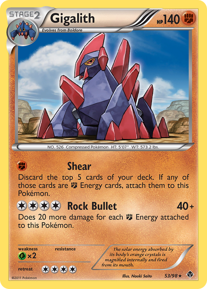 Gigalith (53/98) [Black &amp; White: Emerging Powers] 