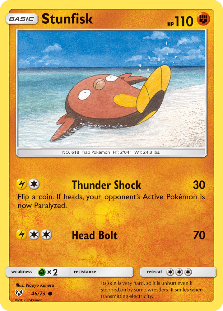 Stunfisk (46/73) [Sun & Moon: Shining Legends]