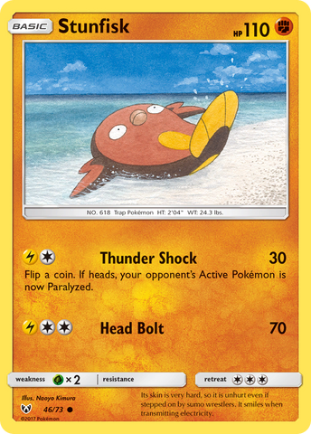 Stunfisk (46/73) [Sun &amp; Moon: Shining Legends] 