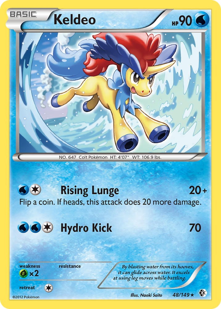 Keldeo (48/149) [Black &amp; White: Boundaries Crossed] 