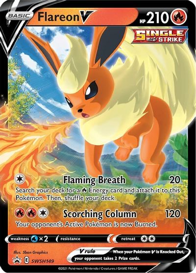 Flareon V (SWSH149) [Sword &amp; Shield: Black Star Promos] 