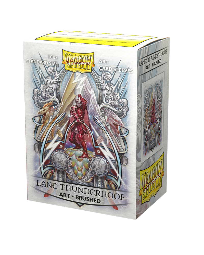 Dragon Shield: Standard 100ct Brushed Art Sleeves - Lane Thunderhoof