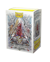 Dragon Shield: Standard 100ct Brushed Art Sleeves - Lane Thunderhoof