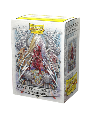 Dragon Shield: Standard 100ct Brushed Art Sleeves - Lane Thunderhoof