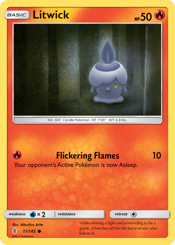 Litwick (11/145) [Sun &amp; Moon: Guardians Rising] 