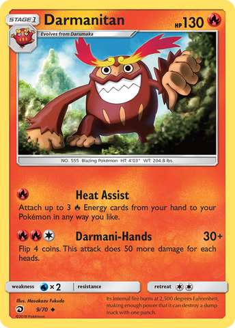 Darmanitan (9/70) [Sun &amp; Moon: Dragon Majesty] 