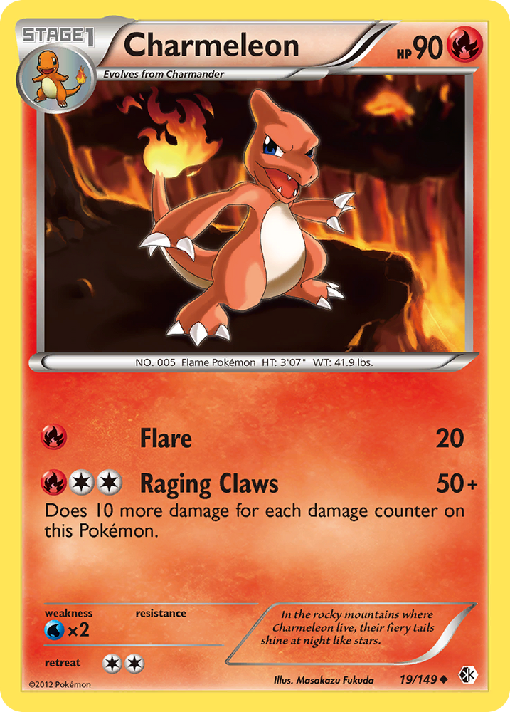 Charmeleon (19/149) [Black & White: Boundaries Crossed]