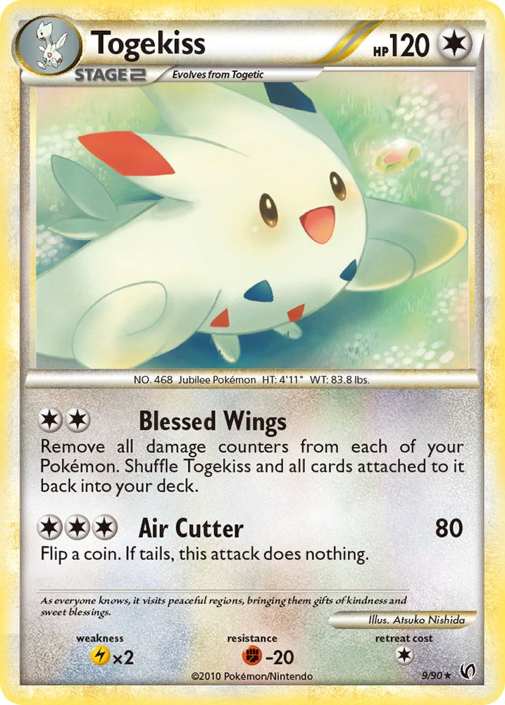 Togekiss (9/90) (Theme Deck Exclusive) [HeartGold &amp; SoulSilver: Undaunted] 