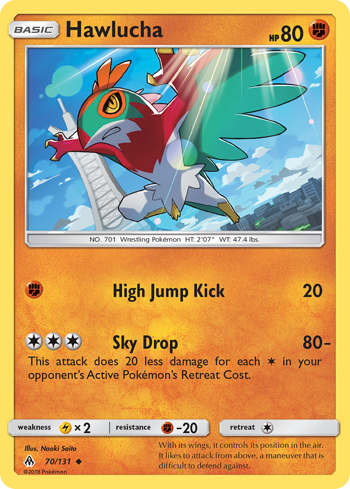 Hawlucha (70/131) [Sun &amp; Moon: Forbidden Light] 