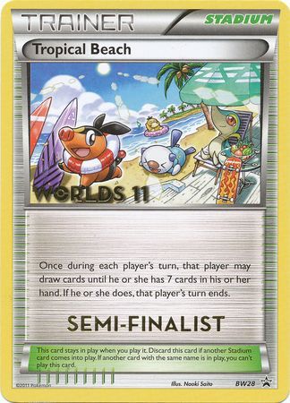 Tropical Beach (BW28) (Semi Finalist) [Black &amp; White: Black Star Promos] 