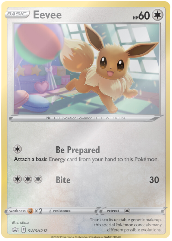 Eevee (SWSH212) [Sword &amp; Shield: Black Star Promos] 