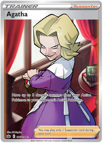 Agatha (186/198) [Sword &amp; Shield: Chilling Reign] 