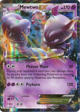 Mewtwo EX (61/162) (Jumbo Card) [XY:BREAKthrough] 