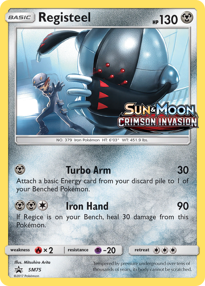 Registeel (SM75) [Sun &amp; Moon: Black Star Promos] 