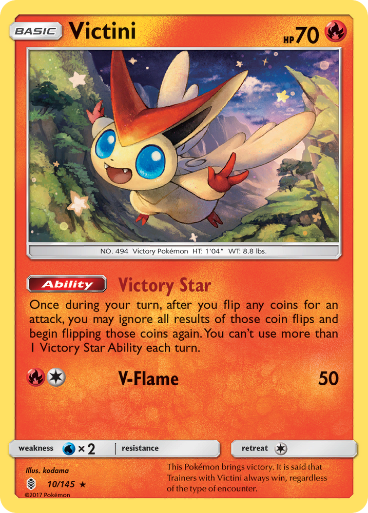 Victini (10/145) [Sun &amp; Moon: Guardians Rising] 