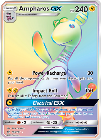 Ampharos GX (185/181) [Sun &amp; Moon: Team Up] 