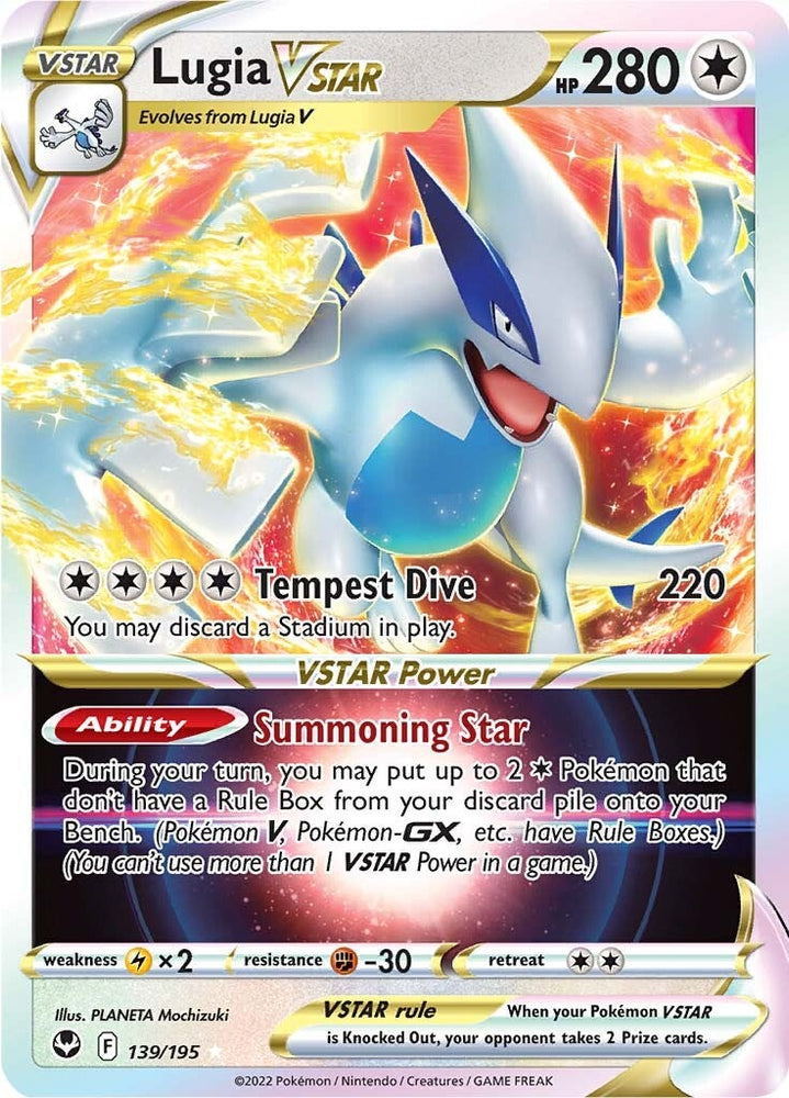 Lugia VSTAR (139/195) [Sword &amp; Shield: Silver Tempest] 