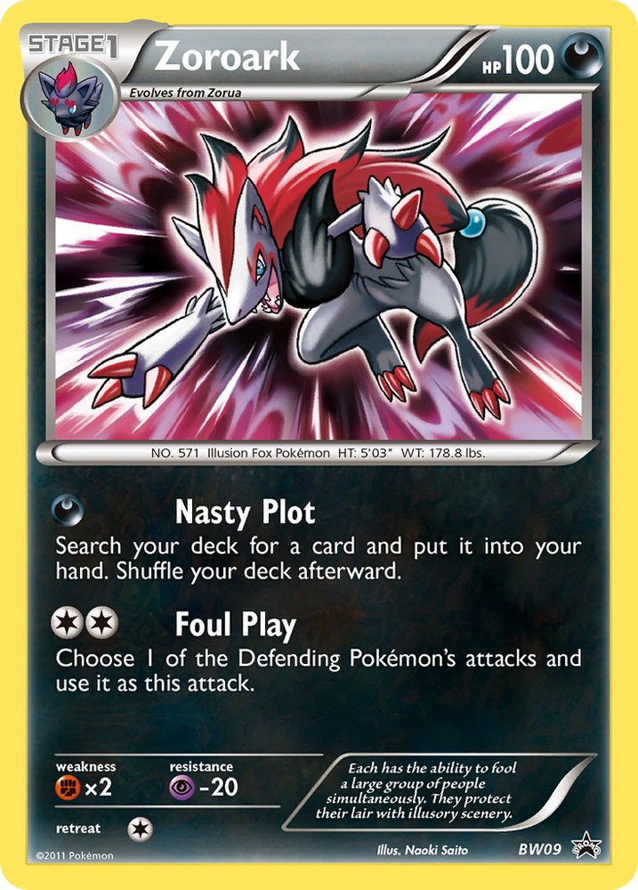 Zoroark (BW09) [Black &amp; White: Black Star Promos] 