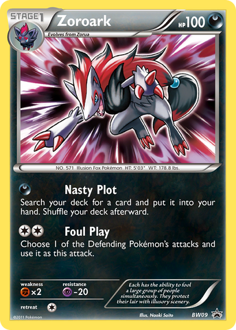 Zoroark (BW09) [Black &amp; White: Black Star Promos] 