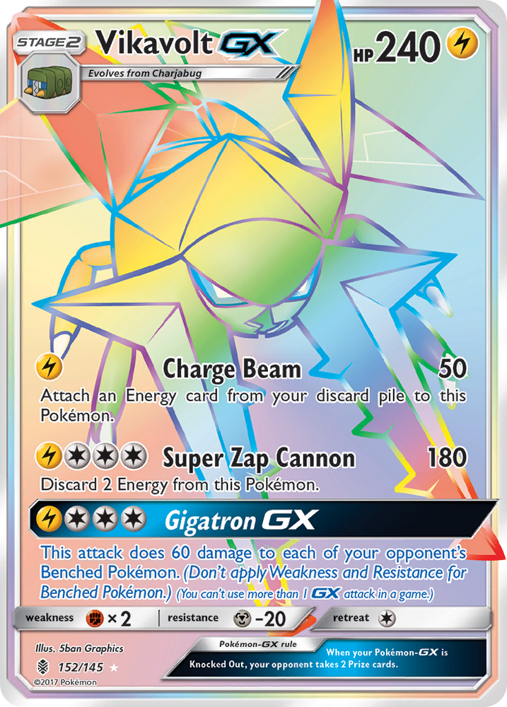 Vikavolt GX (152/145) [Sun &amp; Moon: Guardians Rising] 