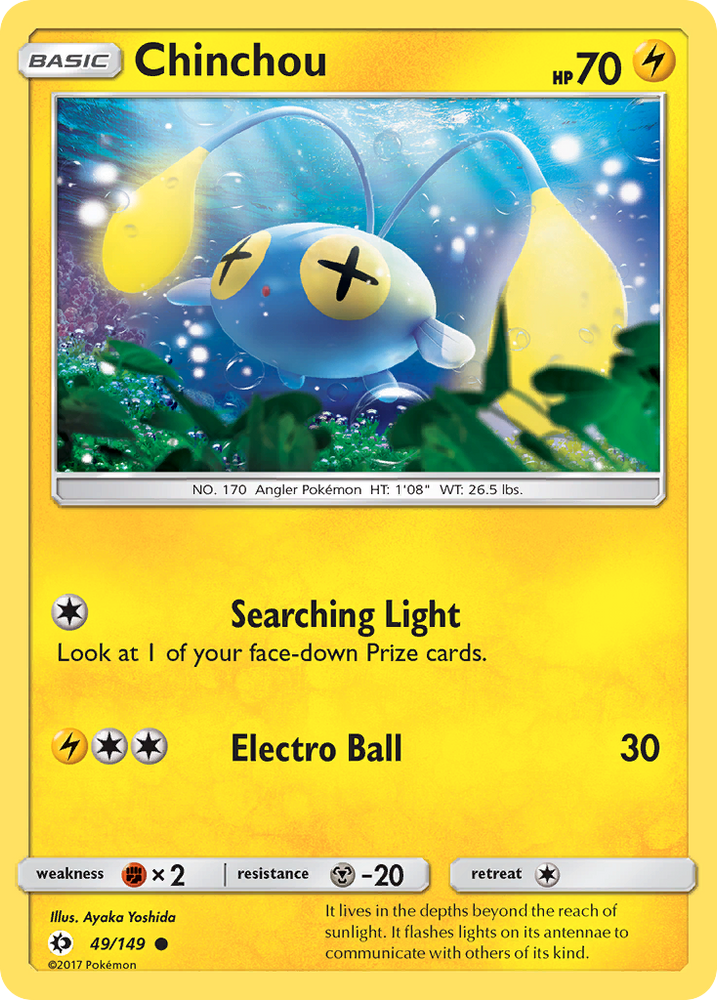 Chinchou (49/149) [Sun &amp; Moon: Base Set] 