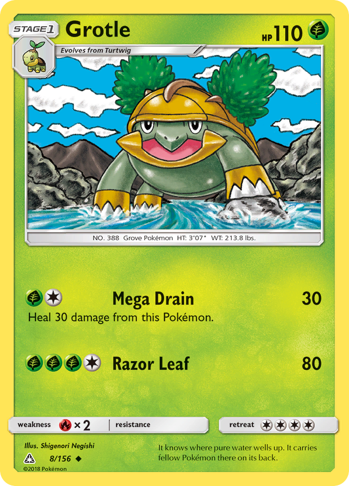 Grotle (8/156) [Sun &amp; Moon: Ultra Prism] 