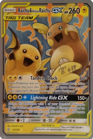 Raichu &amp; Alolan Raichu (54/236) (Pikarom Judge - Haruki Miyamoto) [World Championships 2019] 