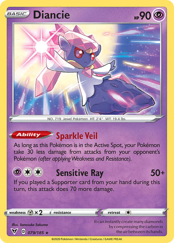 Diancie (079/185) [Sword &amp; Shield: Vivid Voltage] 