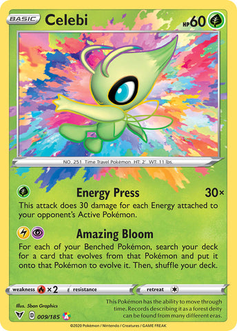 Celebi (009/185) [Sword & Shield: Vivid Voltage]