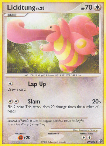 Lickitung (39/100) [Diamond &amp; Pearl: Majestic Dawn] 