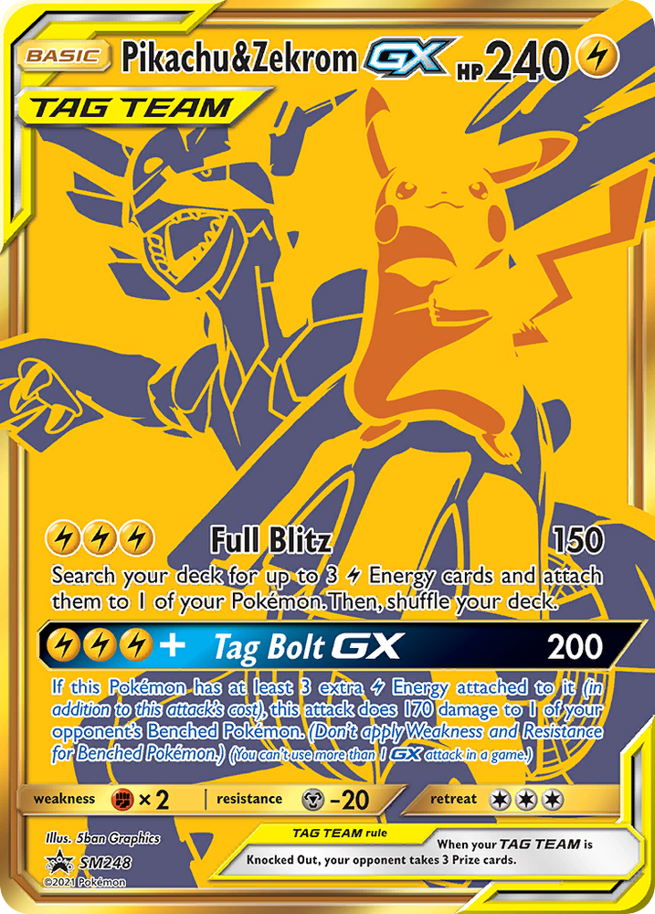 Pikachu &amp; Zekrom GX (SM248) [Sun &amp; Moon: Black Star Promos] 