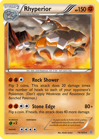 Rhyperior (76/160) [XY: Primal Clash]