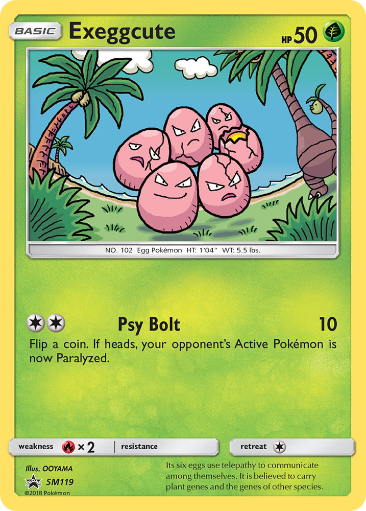 Exeggcute (SM119) [Sun &amp; Moon: Black Star Promos] 