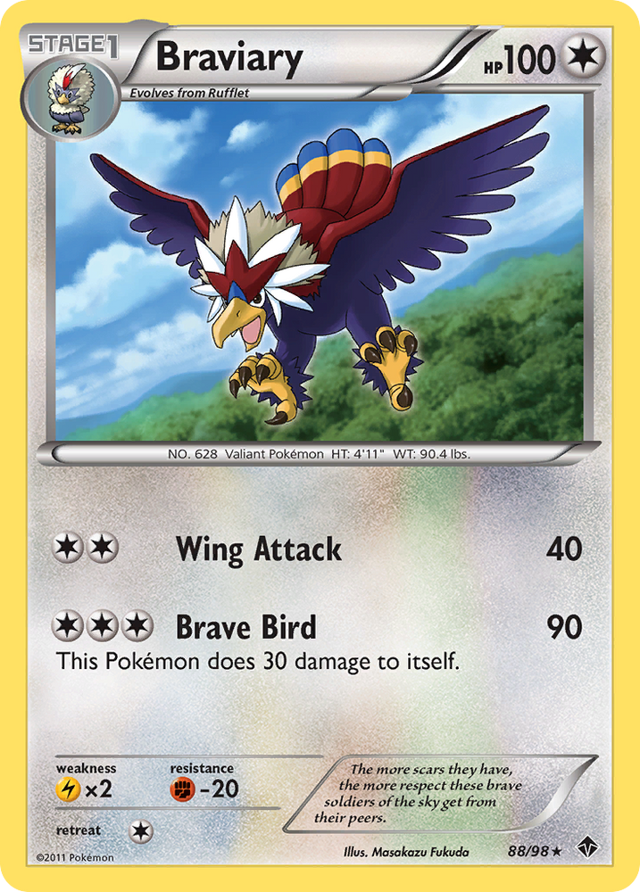 Braviary (88/98) [Black &amp; White: Emerging Powers] 
