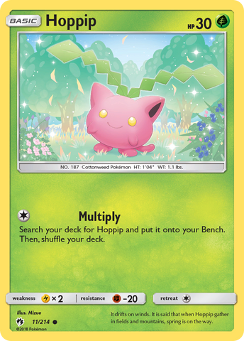 Hoppip (11/214) [Sun &amp; Moon: Lost Thunder] 