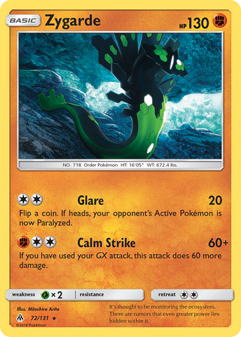 Zygarde (72/131) [Sun &amp; Moon: Forbidden Light] 