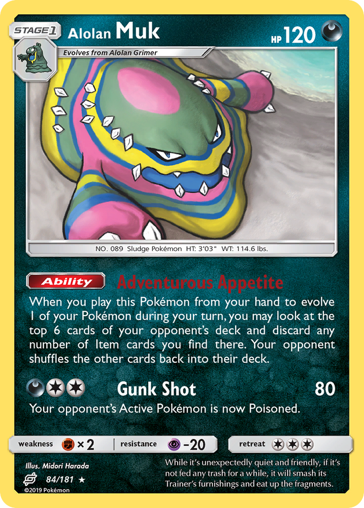 Alolan Muk (84/181) [Sun &amp; Moon: Team Up] 