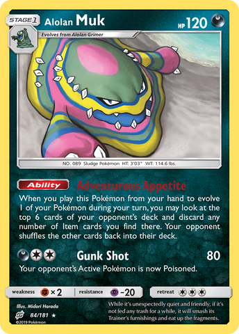 Alolan Muk (84/181) [Sun &amp; Moon: Team Up] 