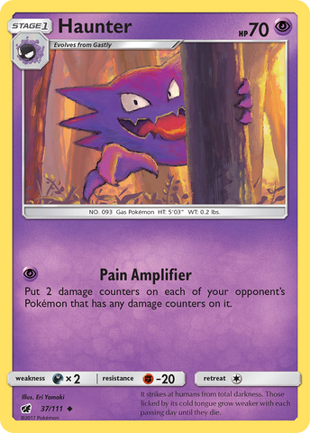 Haunter (37/111) [Sun &amp; Moon: Crimson Invasion] 