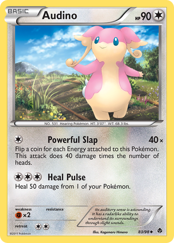 Audino (83/98) [Black &amp; White: Emerging Powers] 