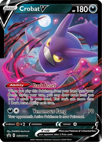 Crobat V (SWSH110) [Sword &amp; Shield: Black Star Promos] 