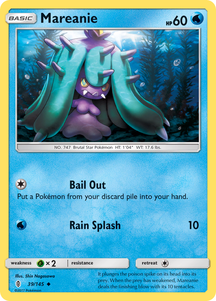 Mareanie (39/145) [Sun &amp; Moon: Guardians Rising] 