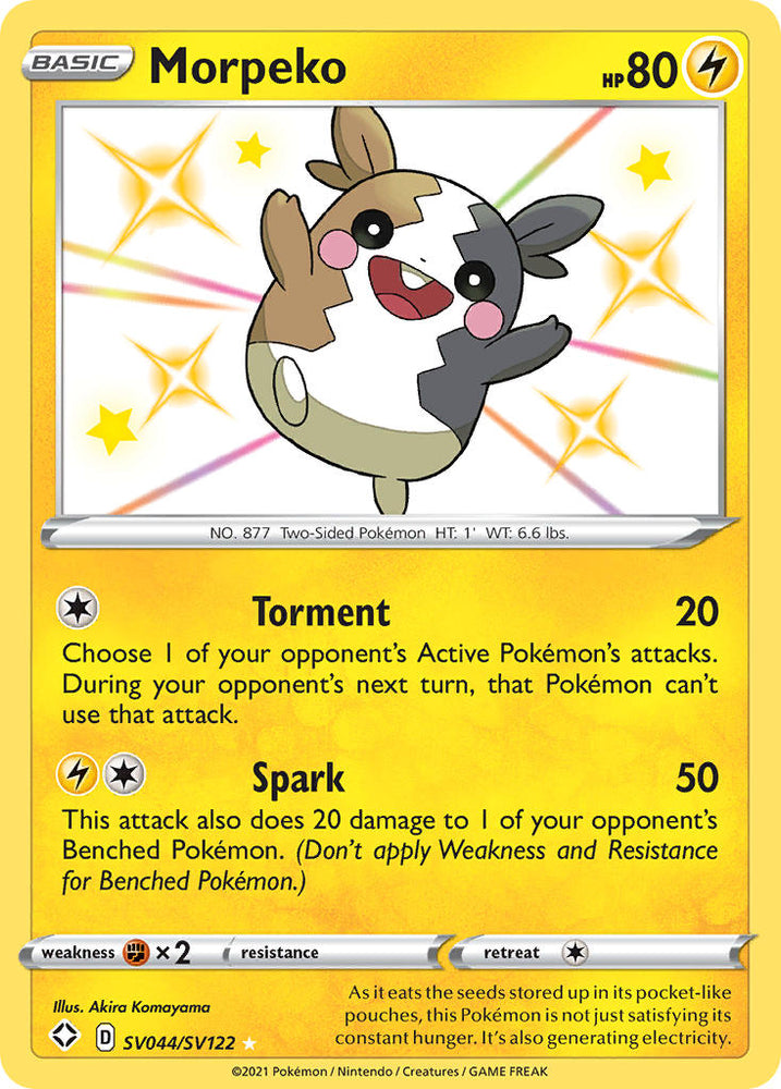 Morpeko (SV044/SV122) [Sword &amp; Shield: Shining Fates] 